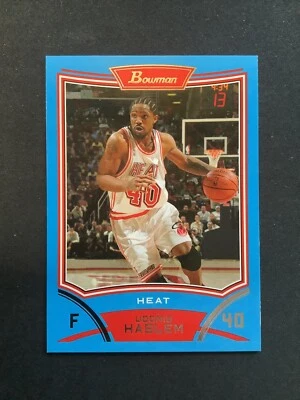 Udonis Haslem 2008-09 Bowman Blue #/499 Miami Heat #56 - Image 1 of 3