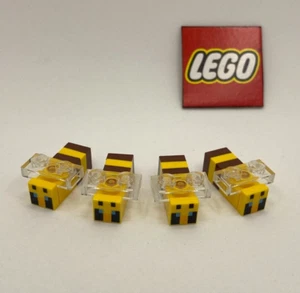 Lego Minecraft Neutral Bee Minifigures Lot of (4X) Minifigures - New 🐝 - Picture 1 of 3