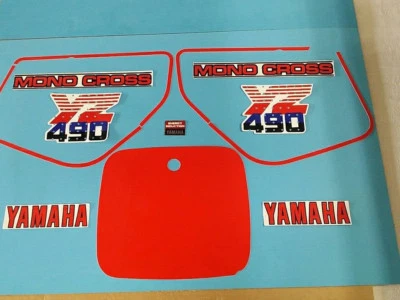 YAMAHA YZ490 1986 DECAL GRAPHIC SET (#Y18) - Image 1 of 4