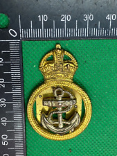 Original WW1 / WW2 British Army Royal Navy Ratings Cap Badge