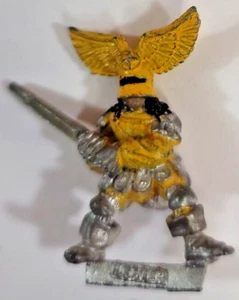 Vintage Games Workshop "Fighter" 1987 Metal Miniature Painted - Picture 1 of 2