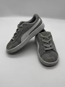 Puma Vikky V2 Toddler Sneakers Gray/White Athletic Fashion Shoes for Unisex Kids - Picture 1 of 13