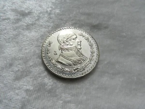 Monnaie argent 1 peso 1958 Mo Mexique / silver coin Mexico - Bild 1 von 2