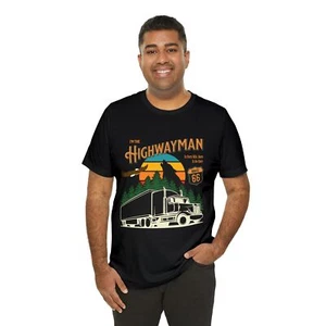 Camiseta vintage de camión Route 66, gráfico Highwayman águila y oso - Imagen 1 de 17