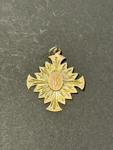 Antique religious medals in SILVER "JESUS IN THE CROSS" (2 X 2 CM) - Picture 1 of 2