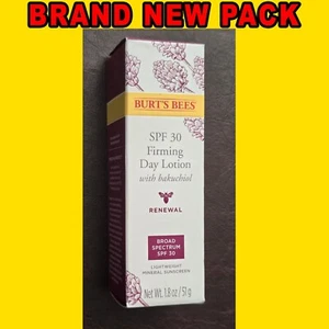 Burt's Bees FPS 30 Loción Reafirmante Día Renovación Bakuchiol 1.8 OZ EX06/26 - Imagen 1 de 1