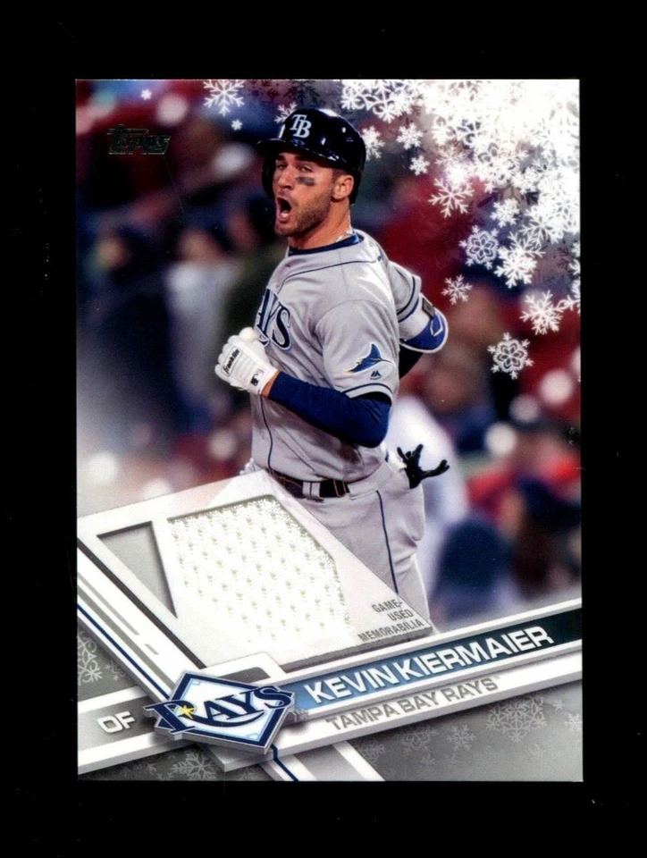 2017 KEVIN KIERMAIER TOPPS HOLIDAY GU RELIC RAYS *1654 - Image 1 of 1