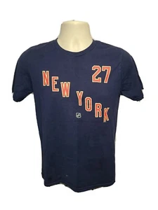 Reebok NHL New York Rangers Ryan MCDonagh #27 Kids Large 14 16 Blue TShirt - Picture 1 of 12