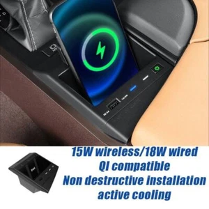 Fast Wireless Charger Tray Pad Storage Box Fits for Lexus ES350 ES 2018-2022 - Picture 1 of 8