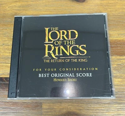 The Lord Of The Rings The Return Of The King CD 2004 FYC For Your Consideration Foto 1 de 3