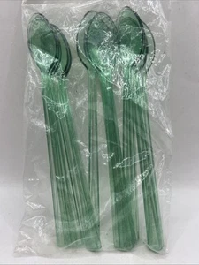 15er Set Vintage Stanley USA 8" langer Griff Kunststoff grüne Löffel - Bild 1 von 7