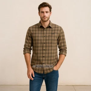 Under Armour Tradesman Flannel Shirt 2.0 Green Snap Front Long Sleeve Size S - Picture 1 of 11