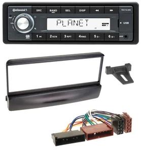 Continental USB MP3 AUX 1DIN Autoradio für Ford Mondeo 96-02 Puma ab 97 Transit - Bild 1 von 9