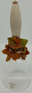 Campana di cristallo foglie autunnali ~ senza clapper ~ campana di cristallo decorativa autunnale - Foto 1 di 7