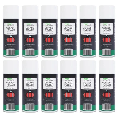 KOKA 12x Gefäßfüller Ausdehnungsgefäß Füller Druck Spray Heizung mit Pflege