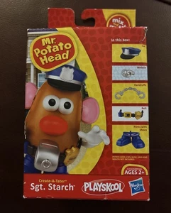 New Mr Potato Head Policeman Create-A-Tater Sgt Starch Parts Kit Playskool Toys - Picture 1 of 5