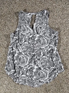 Old Navy Damen Bluse Tanktop Medium schwarz-weiß - Bild 1 von 6