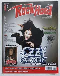 81996 ROCK HARD 2010 a. 2 n. 10 - Ozzy Osbourne / Vince Neil + Poster Dio - Imagen 1 de 4