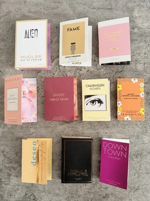 THIERRY MUGLER 10 Joblot Mini Perfumes Mugler Alien Prada, BVLGARI Viktor&Rolf, ghost NEW💖