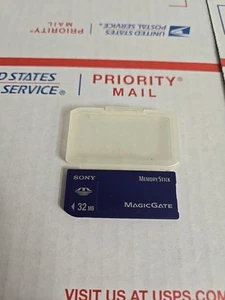 Sony Genuine Memory Stick 32MB MEGABYTE MSH-32 Magic Gate Camera Memory Card - Picture 1 of 10