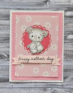 Handmade Happy Mother's Day Card: Mum You Are Lovely Love You Mummy - Picture 1 of 1