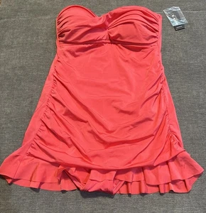 Allen B. Vestido de baño By Allen Swartz sandía talla 10  - Imagen 1 de 10