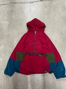 Chaqueta cortavientos L L Bean para mujer Mountain Classic Anorak azteca talla XL pulóver - Imagen 1 de 10