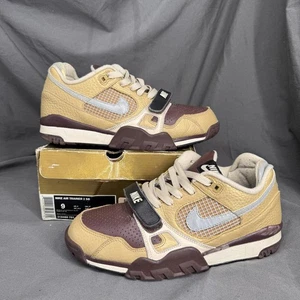 Selten! Nike Air Trainer 2 SB Metallic Gold Silber 314680-701 Herren Größe 9 Original Karton - Bild 1 von 9