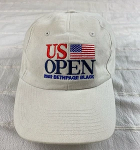 Vintage 2002 US Open Hat Bethpage Black Course Golf Hat - Tiger Woods Winner - Bild 1 von 10