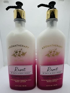 Bath & Body Works Aromatherapy Mediterranean Bergamot Reset Lotion 6.5 Oz x2 - Picture 1 of 1