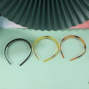 2 Sets Plastic Headband Man Miss Headdress Girl Hair Accessories - Picture 1 of 11