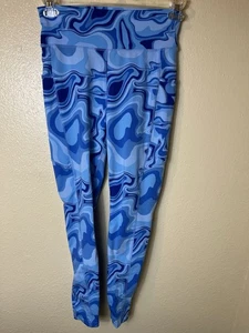 Leggings para mujer Pop Fit Active Wear, medianos, azules, excelente estado - Imagen 1 de 3