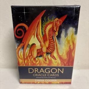 Dragon Oracle Cards By Diana Cooper 44 Card Deck Art By Carla Lee Morrow Sealed - Bild 1 von 2