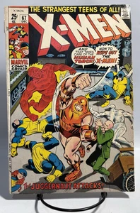 X-Men "The Juggernaut Attacks" #67 Marvel Comic, December 1970 - Picture 1 of 9