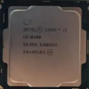 INTEL CORE i3-8100 SR3N5 3.6Ghz QUADCORE SOCKET LGA1151 DESKTOP PROCESSOR CPU - Picture 1 of 2