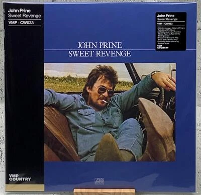 John Prine Sweet Revenge Black Blue Smoke LP 180 Gram Vinyl Me Please VMP CW033 - Image 1 of 4