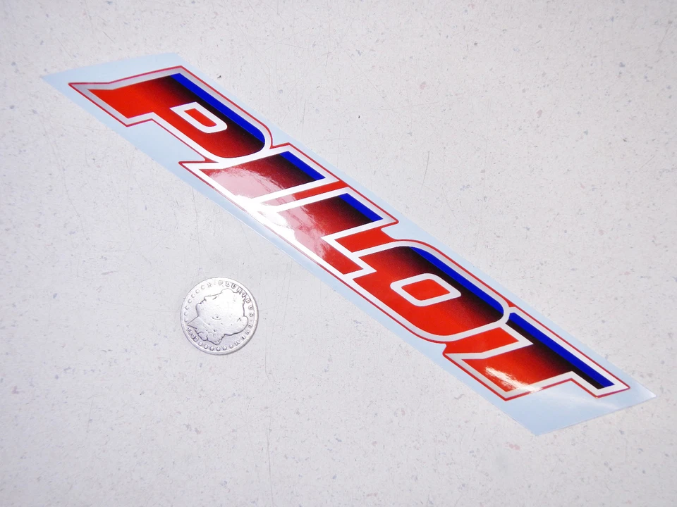 89-90 Honda FL400R FL400 FL 400 piloto pequeno corpo frontal banheira adesivo marca decalque - Imagem 1 de 1