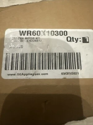 Nuevo motor de ventilador evaporador refrigerador GE genuino OEM - WR60X10300 Foto 1 de 4