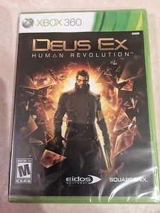 Deus Ex: Human Revolution (Microsoft Xbox 360, 2011) USED SEALED - Picture 1 of 2