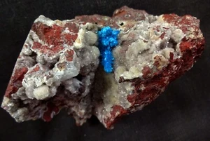 IMPRESIONANTE FORMACIÓN DE MINERALES DE CAVANCITA PENTAGONITA CRISTALES ONMATRIX +28,2 - Imagen 1 de 5