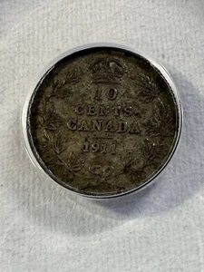 1911 Canada 10 Cents Silver Coin Graded VF 30 by ANACS - Picture 1 of 4