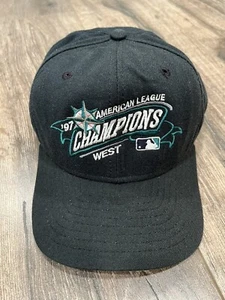 Vintage 1997 Seattle Mariners AL West Champions New Era Snapback Hat MLB - Picture 1 of 6