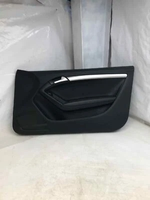 Fits  08-17 AUDI A5 Rh Right Door Trim Panel Black Leather OEM - Image 1 of 4