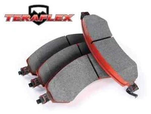 TeraFlex Front Big Brake Semi-Metallic Pads & Clips 2007-18 Jeep Wrangler JKU JK - Imagen 1 de 6