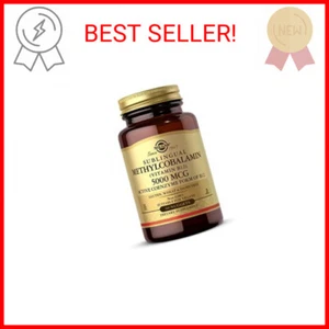 Solgar Methylcobalamin Vitamin B12 5000 mcg Nuggets - Supports Energy, Active B1 - Picture 1 of 2