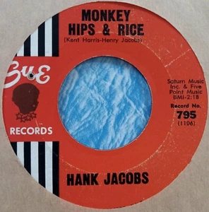 VG+ 1964 MOD SOUL R&B DANCERS Hank Jacobs Monkey Hips And Rice / So Far Away 45 - Picture 1 of 3