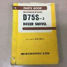 Komatsu D75S-3 PARTS MANUAL BOOK CATALOG TRACK LOADER DOZER SHOVEL GUIDE LIST