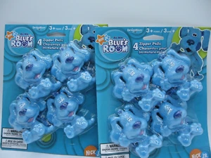 Blue's Clues 8er Set Zipper Pulls Tie-On Vintage Neu im Paket Blue's Room - Bild 1 von 5