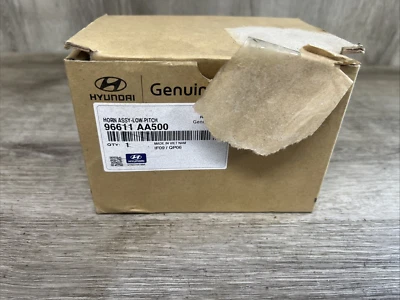 2023-2025 Hyundai Elantra Low Note Horn OEM 96611-AA500 - Image 1 of 4