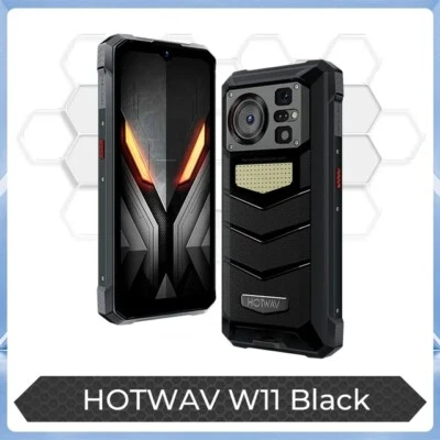 HOTWAV W11 IP68 Waterproof Phone Flashlight Night Vision 20800mAh 12GB+256GB NFC - Image 1 of 4